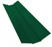 Планка ендовы верхняя 76х76х2000 (VikingMP E 6007 Бутылочно-зеленый) 0.50